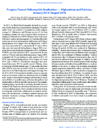 Progress Toward Poliomyelitis Eradication  Afghanistan and Pakistan January 2013August 2014