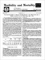 Morbidity and Mortality Weekly Report Vol 5 No 29 July 27 1956