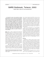 SARS Outbreak Taiwan 2003