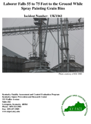 Laborer Falls 55 to 75 Feet to the Ground While Spray Painting Grain Bins