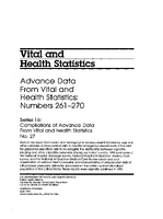 Advance Data from Vital and Health Statistics Numbers 261270