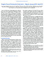 Progress Toward Poliomyelitis Eradication  Nigeria January 2014July 2015