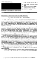 MMWR Morbidity and Mortality Weekly Report August 13 1982  Vol 31  No 31