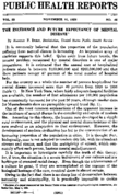Weekly Reports for NOVEMBER 11 1938