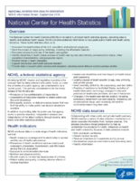 National Center for Health Statistics NCHS Information Sheet  September 2016