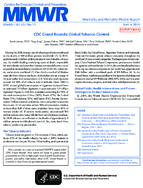 CDC Grand Rounds Global Tobacco Control