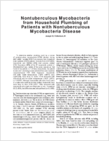 Nontuberculous Mycobacteria from Household Plumbing of Patients with Nontuberculous Mycobacteria Disease