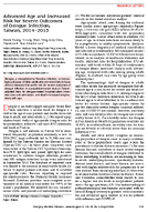 Advanced Age and Increased Risk for Severe Outcomes of Dengue Infection Taiwan 20142015