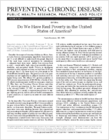 Do We Have Real Poverty in the United States of America