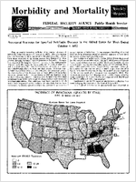 Morbidity and Mortality Weekly Report Vol 1 No 40 October 10 1952