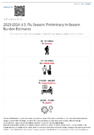 20232024 US Flu Season  Preliminary InSeason Burden Estimates