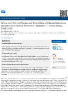 Morbidity and Mortality Weekly Report MMWR Early Release  Vol 75 October 2 2026