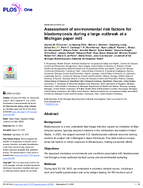 Assessment of Environmental Risk Factors for Blastomycosis During a Large Outbreak at a Michigan Paper Mill
