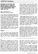 Estimates Of The Direct And Indirect Costs Of Acquired Immunodeficiency Syndrome In The US 1985 1986 And 1991