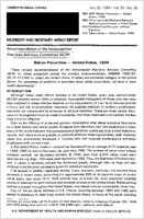 MMWR Morbidity and Mortality Weekly Report July 20 1984  Vol 33  No 28