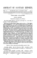 Abstract of sanitary reports  v VI no 3 January 16 1891
