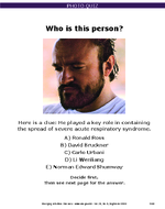 Photo Quiz  Carlo Urbani