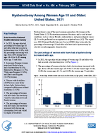 Hysterectomy Among Women Age 18 and Older United States 2021