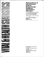 National Survey of Family Growth Cycle III Sample Design Weighting and Variance Estimation