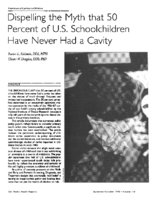 Dispelling The Myth That 50 Percent Of Us Schoolchildren Have Never Had A Cavity