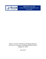 Addendum to the Toxicological Profile for Tungsten June 2015