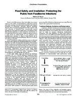 Food safety and irradiation protecting the public from foodborne infections