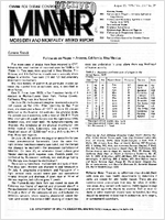 MMWR Morbidity and Mortality Weekly Report August 20 1976  Vol 25  No 32