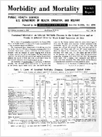 Morbidity and Mortality Weekly Report For release December 5 1958 Vol 7 No 48