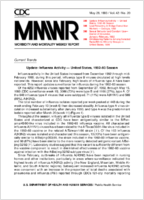 Morbidity and Mortality Weekly Report MMWR May 28 1993  Vol 42  No 20