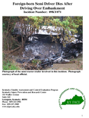 Foreignborn Semi Driver Dies After Driving Over Embankment
