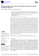 Examining Work Stress and Air Pollutants Exposure of Home Healthcare Workers