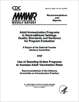 Morbidity and Mortality Weekly Report Recommendations and Reports March 24 2000  Vol 49  No RR1