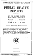 Public Health Reports  v 50 no 26  cover