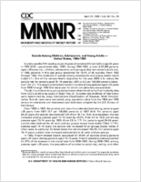 Morbidity and Mortality Weekly Report MMWR April 21 1995  Vol 44  No 15