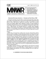MMWR Morbidity and Mortality Weekly Report Vol 47 No 22 June 12 1998