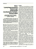 New Lymphogranuloma Venereum Chlamydia trachomatis Variant Amsterdam