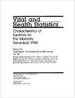 Characteristics of Facilities for the Mentally Retarded 1986