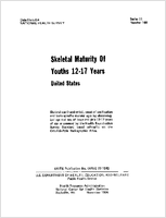Skeletal maturity of youths 1217 years United States