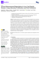 Aerosol Measurement Degradation in LowCost Particle Sensors Using Laboratory Calibration and Field Validation