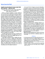 VaricellaAssociated Death of a Vaccinated Child with Leukemia  California 2012