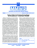 MMWR Morbidity and Mortality Weekly Report Vol 51 No 6 February 15 2002