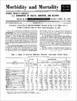 Morbidity and Mortality Weekly Report For release November 20 1959 Vol 8 No 45
