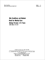Skin conditions and related need for medical care among persons 174 years United States 19711974