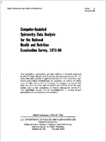 ComputerAssisted Spirometry Data Analysis for the National Health and Nutrition Examination Survey 197180