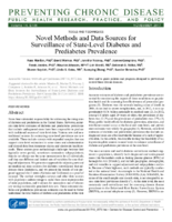 Novel Methods and Data Sources for Surveillance of StateLevel Diabetes and Prediabetes Prevalence