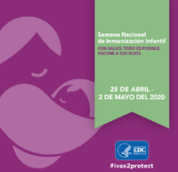 Semana Nacional de la Inmunizacion Infantil 27 de abril  4 de mayo del 2019 con salud todo es posible Vacune a sus hijos