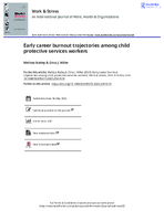 Early Career Burnout Trajectories among Child Protective Services Workers