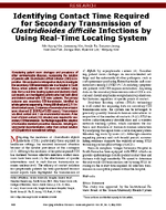 Identifying Contact Time Required for Secondary Transmission of Clostridioides difficile Infections by Using RealTime Locating System
