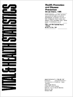 Health promotion and disease prevention United States 1985