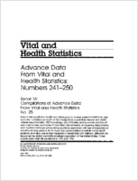 Advance Data from Vital and Health Statistics Numbers 241250